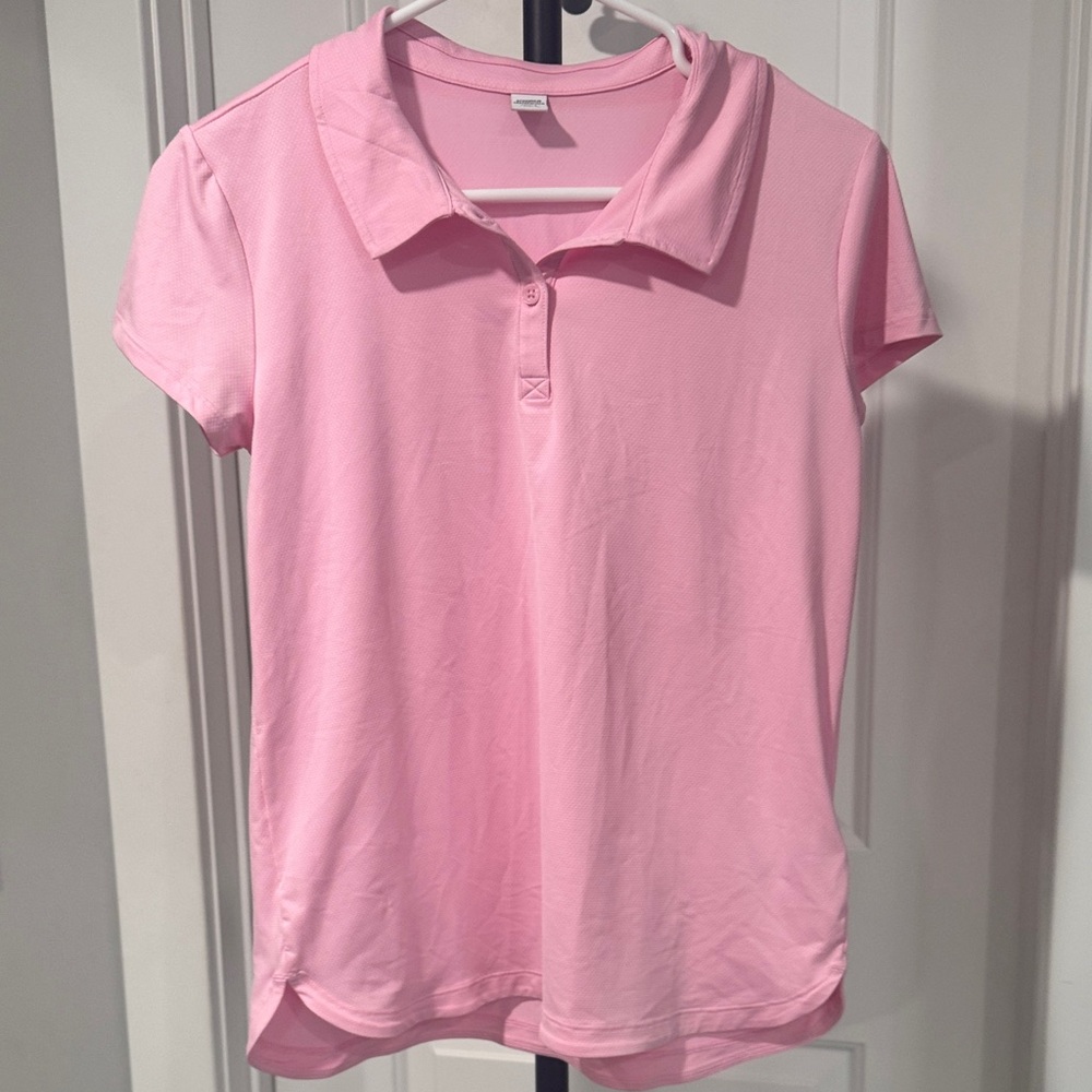 Athleta Light Pink Kids Polo Shirt